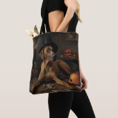 Rhodesian Ridgeback Pumpkins Halloween Scary Tote Bag (Dichtbij)