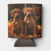 Rhodesian Ridgeback Puppy Herfst Delight Pompoen Blikjeskoeler (Voorkant)