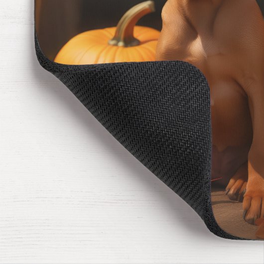 Rhodesian Ridgeback Puppy Herfst Delight Pompoen Muismat (Hoek)