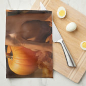 Rhodesian Ridgeback Puppy Herfst Delight Pompoen Theedoek (Quarter Fold)