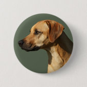 Rhodesian Ridgeback Ronde Button 5,7 Cm (Voorkant)