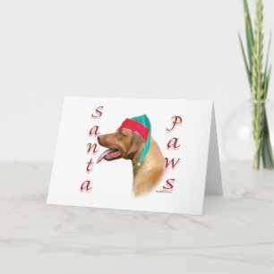 Rhodesian Ridgeback Santa Paws Feestdagen Kaart