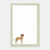 Rhodesian Ridgeback Schattige African Lion Dog Gre Post-it® Notes (Voorkant)