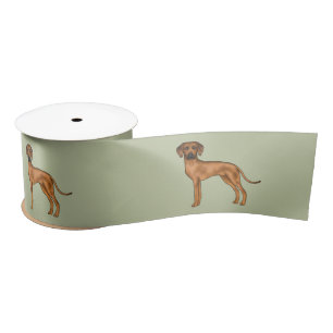 Rhodesian Ridgeback Schattige Afrikaanse Leeuw Hon Satijnen Lint
