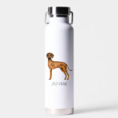 Rhodesian Ridgeback Schattige Afrikaanse Leeuw Hon Waterfles (Voorkant)