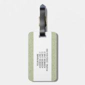 Rhodesian Ridgeback Schattige Bruine Leeuw Hond Gr Bagagelabel (Achterkant verticaal)