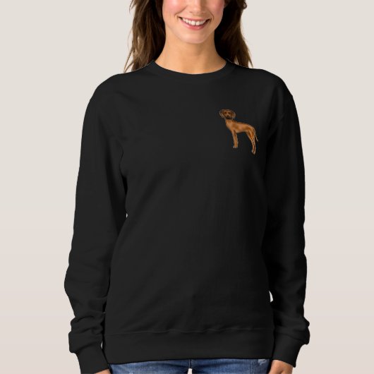 Rhodesian Ridgeback Schattige Cartoon Afrikaanse L Trui (Voorkant)