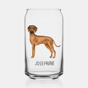 Rhodesian Ridgeback Schattigee Bruine Leeuwenhond Blikvorm Glas