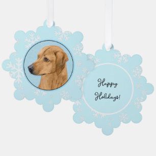 Rhodesian Ridgeback Schilderij - Originele Honden  Ornament Kaart