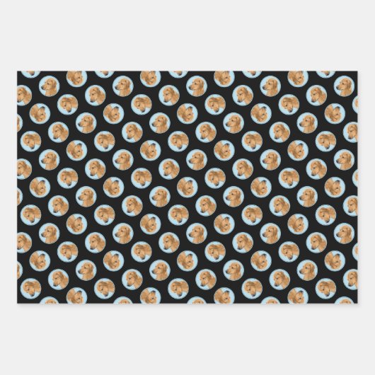 Rhodesian Ridgeback Schilderij Red Wheaten Dog Art Inpakpapier Vel (Voorkant 3)