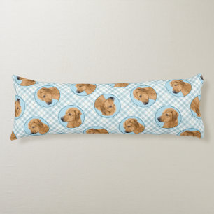 Rhodesian Ridgeback Schilderij Red Wheaten Dog Art Lichaamskussen