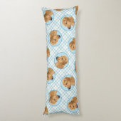 Rhodesian Ridgeback Schilderij Rode Tarwe Hond Kun Lichaamskussen (Achterkant (Verticaal))