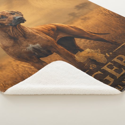 Rhodesian Ridgeback Sherpa Deken (3/4)