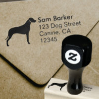 Rhodesian Ridgeback Silhouette retouradres