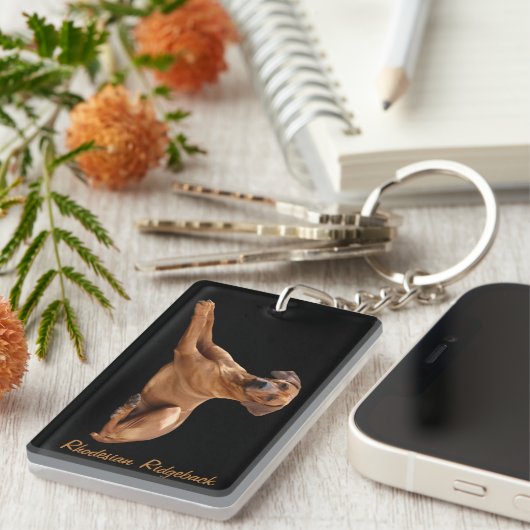 Rhodesian Ridgeback Sleutelhanger (Voorkant Rechts)