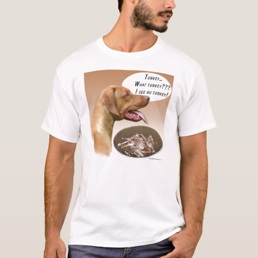 Rhodesian Ridgeback Turkije T-shirt (Voorkant)