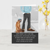 Rhodesian Ridgeback van de Vaderdag Kaart (Gele Bloem)