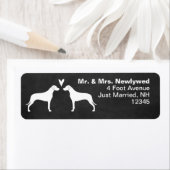 Rhodesian Ridgebacks Liefde Retouradres Etiket (Insitu)