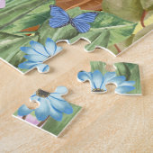 Rhodesian Rugback Hond met Bloemen Lente Legpuzzel (Zijkant)