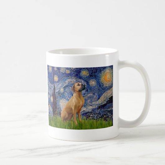 RhodesianRidgeback 2 - Sterrennacht Koffiemok (Rechts)