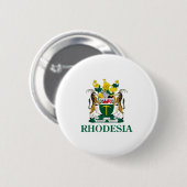 Rhodesië Wapen Van Zimbabwe Grappig Zuid-Afrika Ronde Button 5,7 Cm (Voorkant /achterkant)