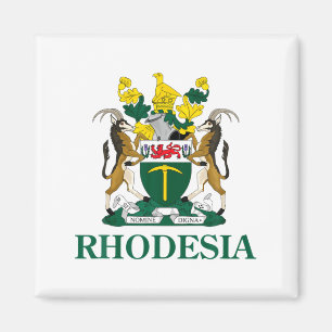 Rhodesië Wapen Zimbabwe Grappig Zuid-Afrika Magneet