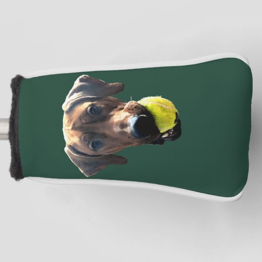 Rhodezisch Ridgeback Golf Head-Hoesje Golfheadcover (Voorkant)