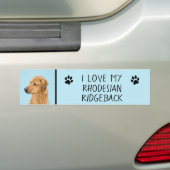 Rhodezische doorbelastingsschildering - Oorspronke Bumpersticker (Op auto)