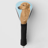 Rhodezische doorbelastingsschildering - Oorspronke Golfheadcover (Voorkant)
