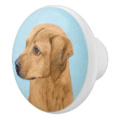 Rhodezische doorbelastingsschildering - Oorspronke Keramische Knop (Rechts)