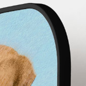 Rhodezische doorbelastingsschildering - Oorspronke Pickleball Paddle (Links Detail)