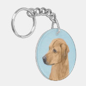 Rhodezische doorbelastingsschildering - Oorspronke Sleutelhanger (Voorkant Links)