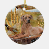 Rhodezische ingeback Hunts Ornament (Voorkant)