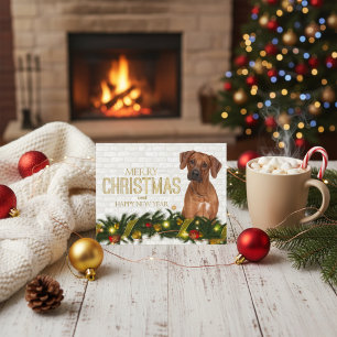 Rhodezische ingeback Merry kerst gelukkig nieuwjaa Feestdagenkaart