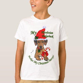 Rhodezische kerstcadeautjes in Ridgeback T-shirt