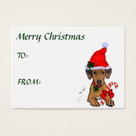 Rhodezische kerstcadeautjes in Ridgeback Visitekaartje