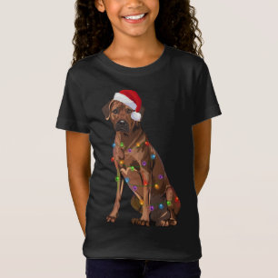 Rhodezische kerstverlichting met racistische racis t-shirt