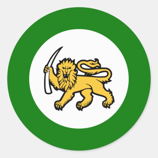 Rhodezische luchtmacht ronde sticker (Voorkant)