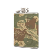 Rhodezische penseelhaak-erlenmeyer heupfles (Links)