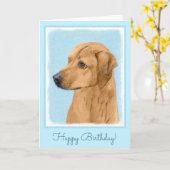 Rhodezische rackafwerking - Oorspronkelijke honden Kaart (Gele Bloem)