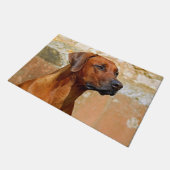 Rhodezische ridgeback deurmat (Schuin)