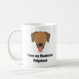Rhodezische Ridgeback Dog Coffee Mok - Dog Mok