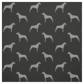 Rhodezische Ridgeback Dog Silhouettes gepatterd Stof (Swatch)