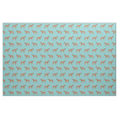rhodezische ridgeback lichtblauw stof (Fat Quarter)