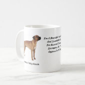 Rhodezische Ridgeback-Mok - met afbeeldingen en ee Koffiemok (Voorkant links)