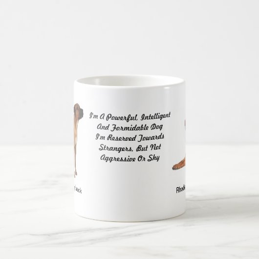 Rhodezische Ridgeback-Mok - met afbeeldingen en ee Koffiemok (Center)