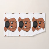 Rhodezische ridgebarsten rode klap bad handdoek (Handdoek)