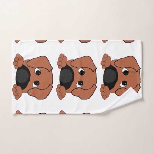 Rhodezische ridgebarsten rode klap bad handdoek (Handdoek)