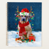 Rhodezische rugzak met sneeuwkerstcadeau planner (Voorkant)