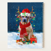 Rhodezische rugzak met sneeuwkerstcadeau planner (Achterkant)
